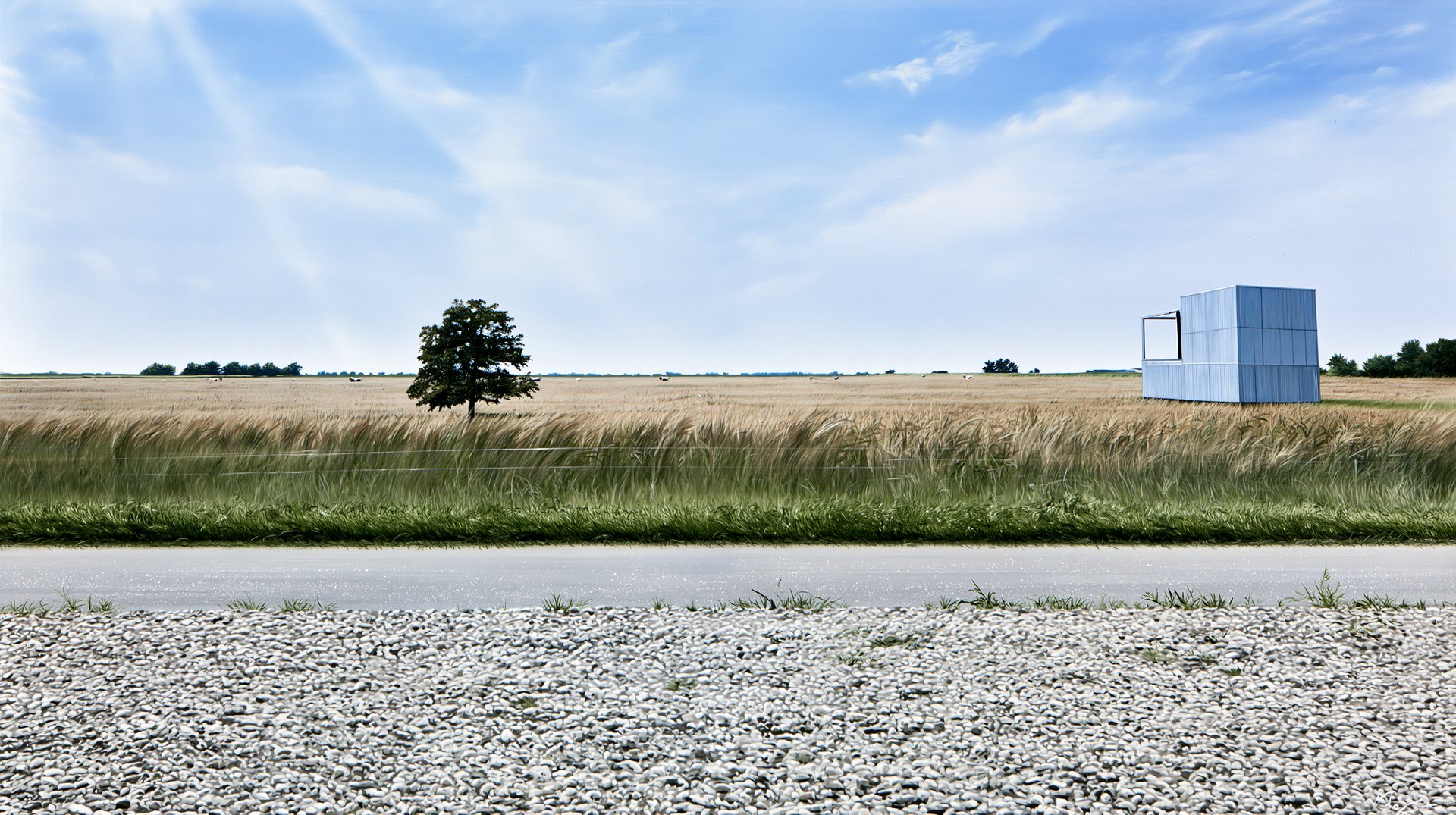 Battle backdrop: open field.