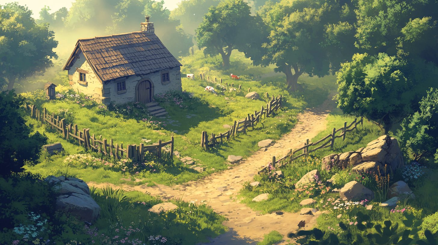 The farm you wake up on, and the last quiet place in the game.